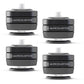 IsoAcoustics GAIA III Neo BK Isolation Feet for Floorstanding Speakers and Subwoofers - 4 Pack (Black)