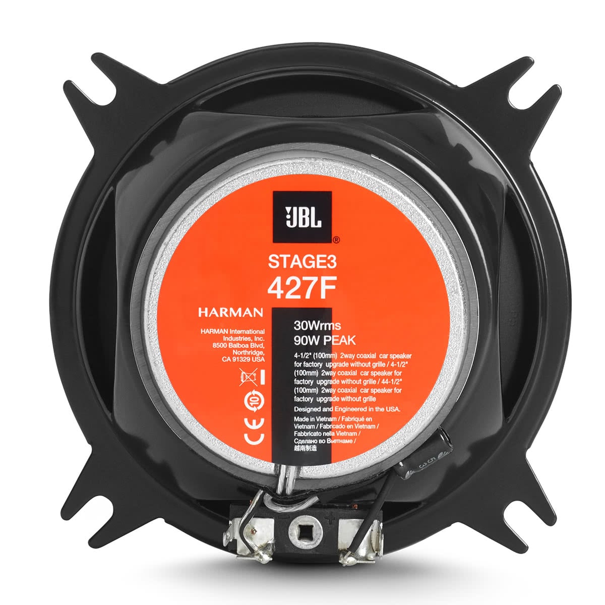 JBL Stage 3 427F 4" Stage 3 2 Way Coaxial Speakers - Pair