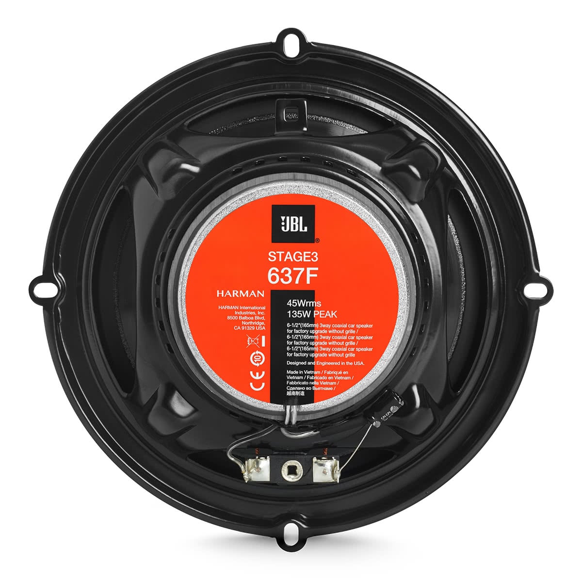 JBL Stage 3 637F 6.5" 2 Way Triaxial Speakers - Pair
