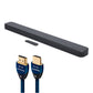 JBL BAR 300 MK2 5.0 Channel Soundbar with AudioQuest Sky 3m HDMI Cable
