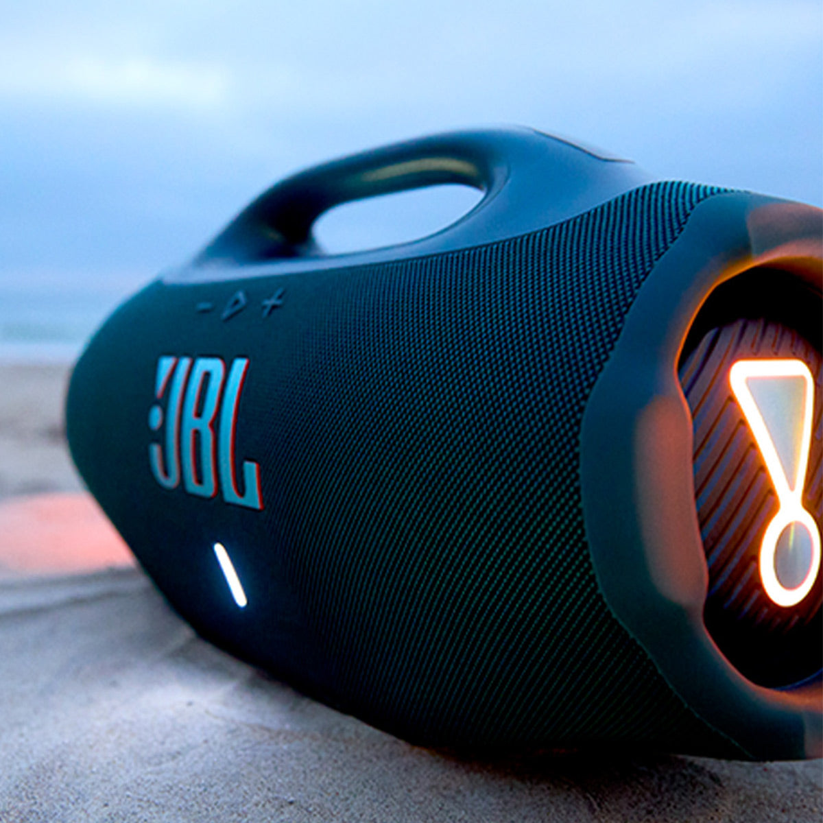 JBL Boombox 4 Portable Speaker Bundle with EasySing Mic Mini (Black)