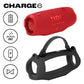 JBL Charge 6 Waterproof Portable Speaker Bundle with gSport Silicone Sleeve (RED)