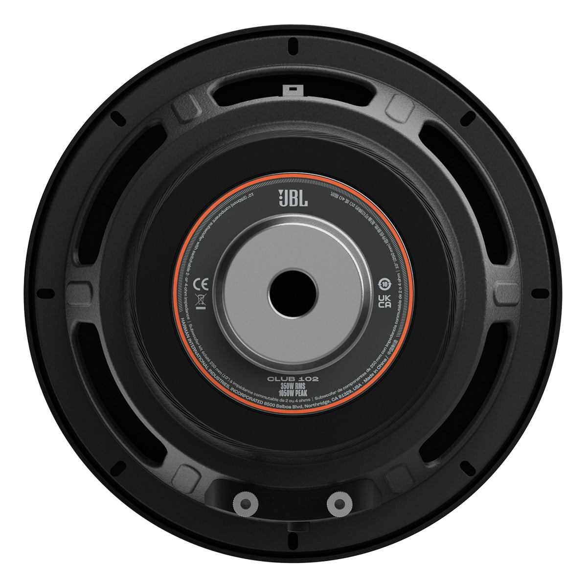 JBL Club 102 10 Inch Car Subwoofer - Each