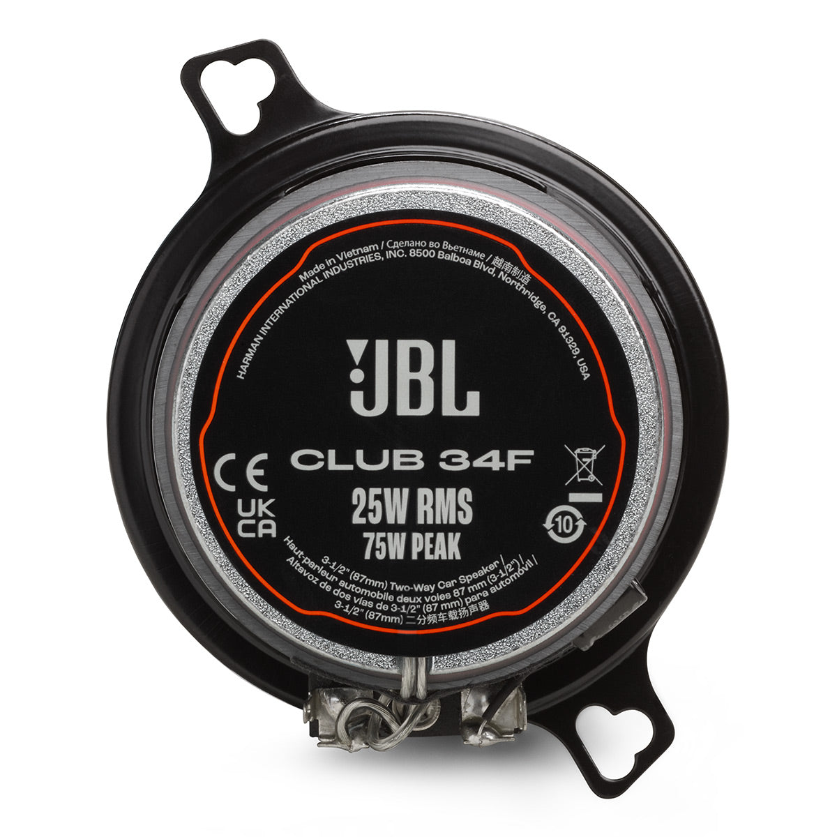 JBL Club 44F 4 Inch 2 Way Car Speakers - Pair