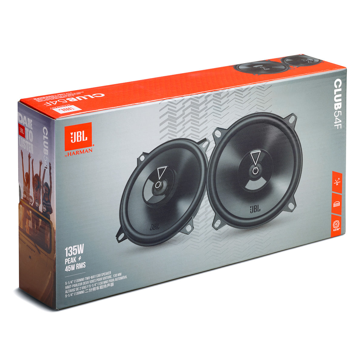 JBL Club 54F 5.25 Inch 2 Way Car Speakers - Pair
