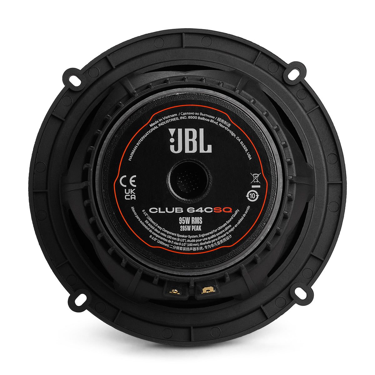 JBL Club 64CSQ 6.5 Inch Component Car Speaker System