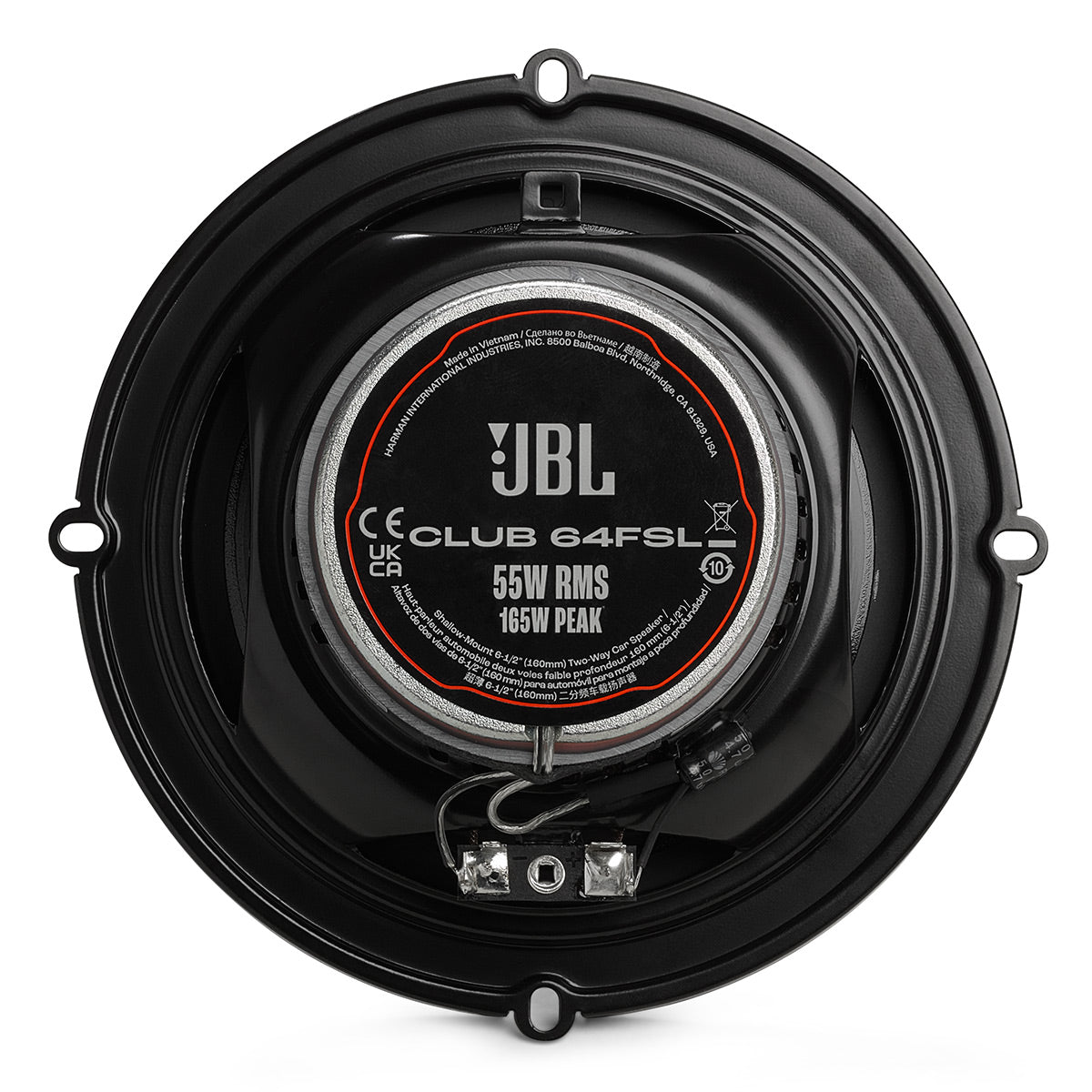 JBL Club 64FSL 6.5 Inch 2-Way Car Speakers - Pair