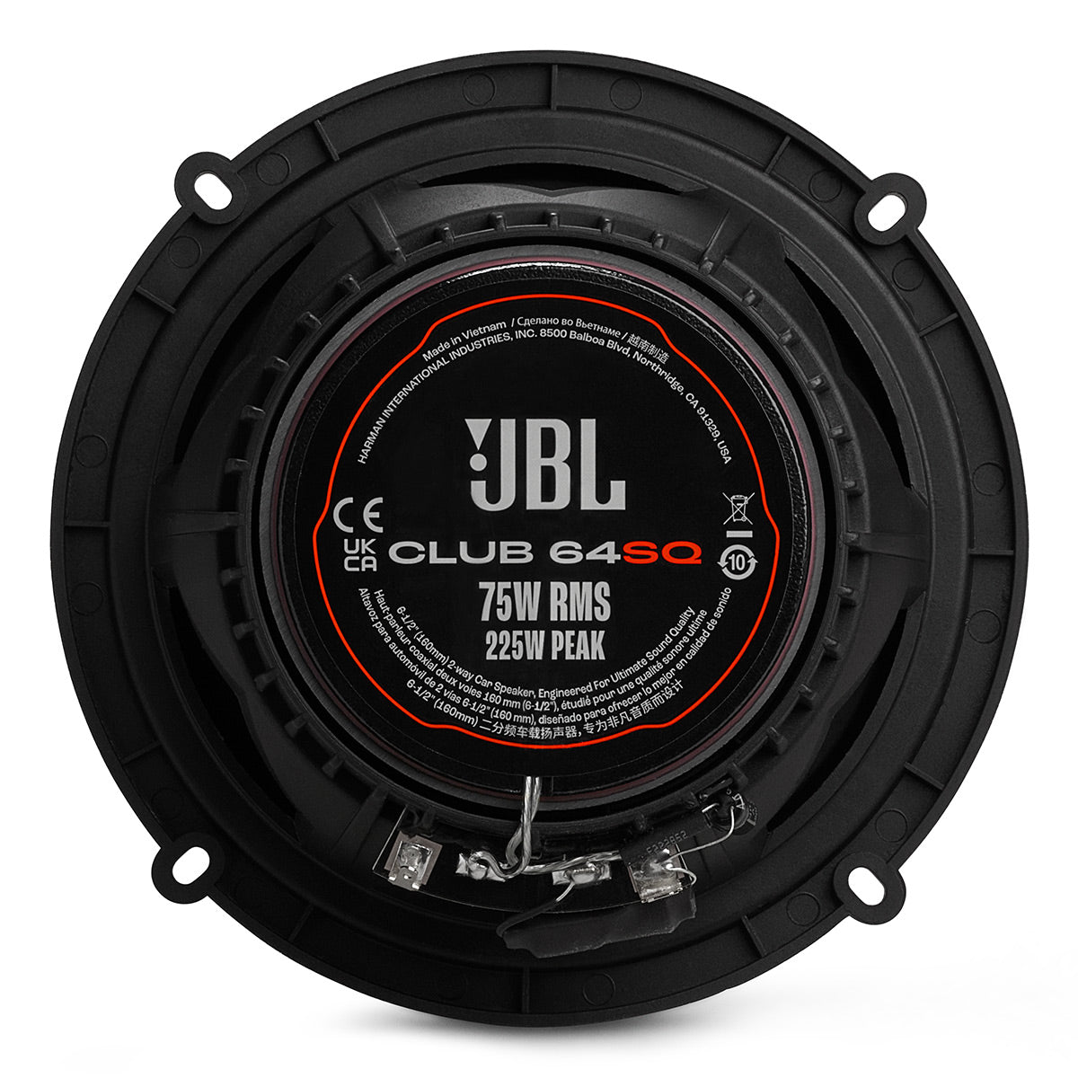 JBL Club 64SQ 6.5 Inch 2 Way Car Speakers - Pair