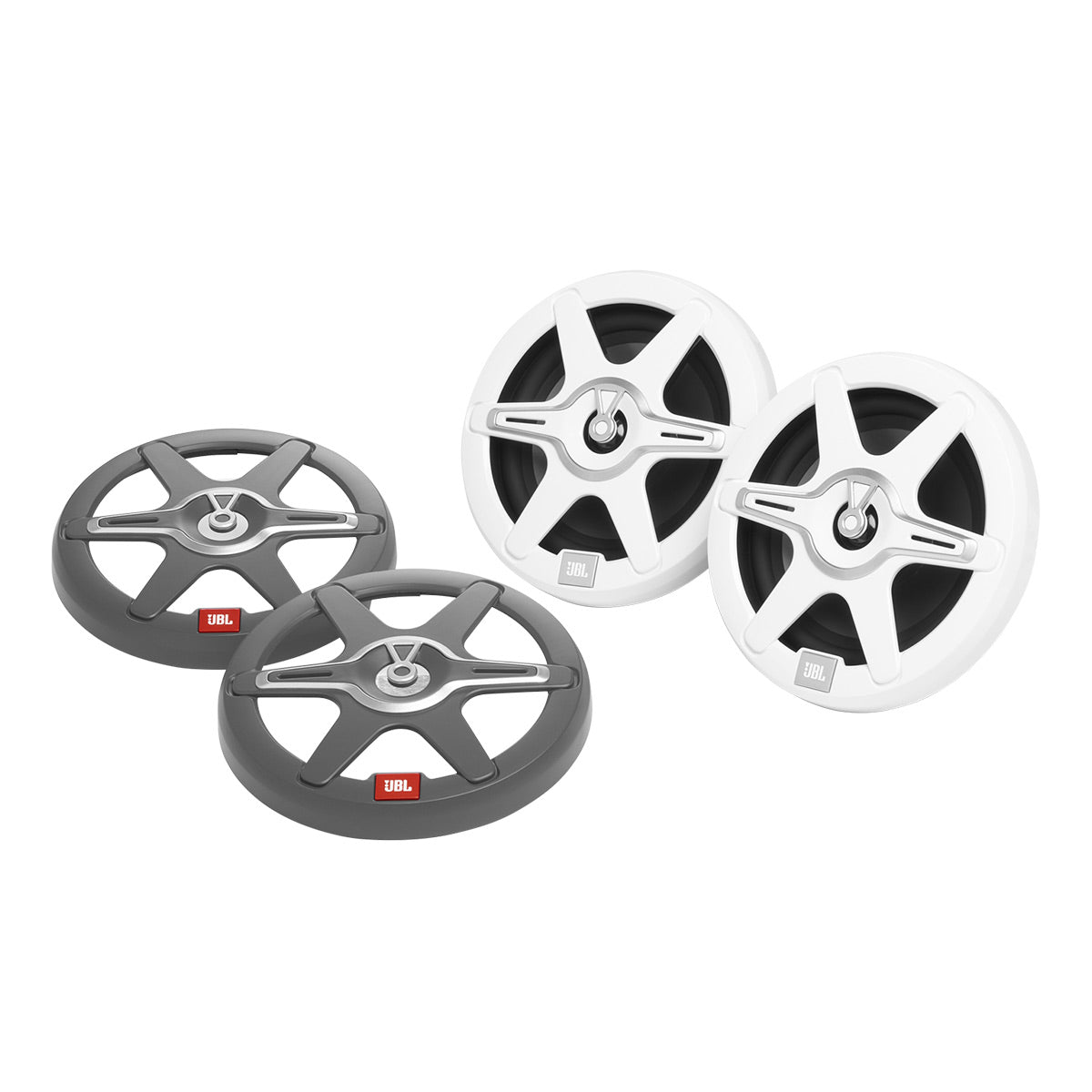 JBL Club Marine 62 6.5 Inch 2 Way Speakers with RGB LED Lighting - Pair