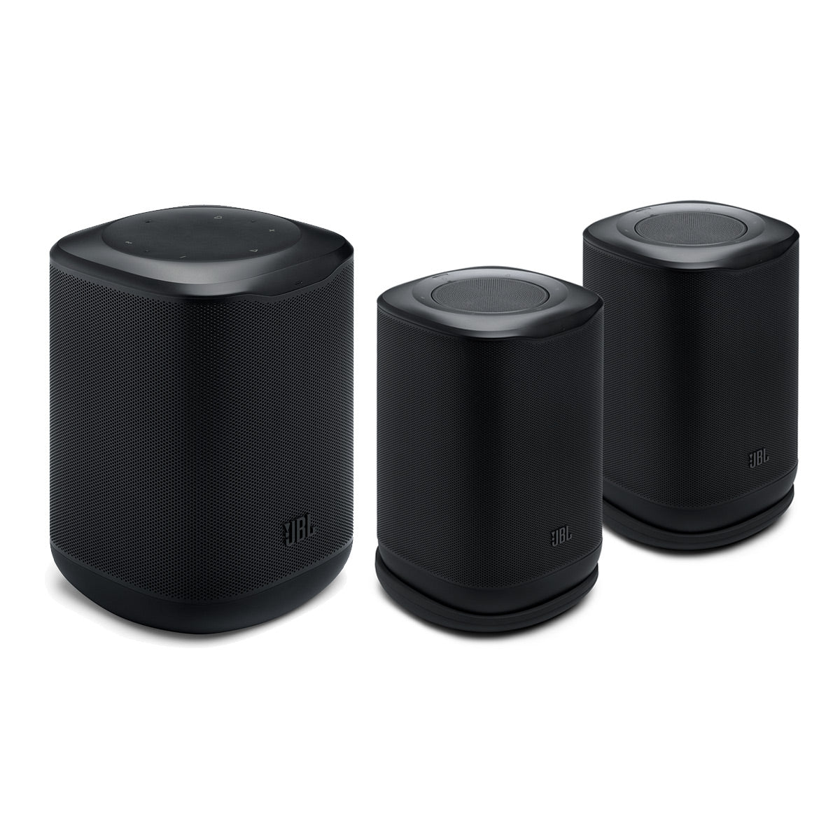 JBL Cove Speaker Bundle with P1 and (2) M1 Home Wi-Fi Speakers (Black)