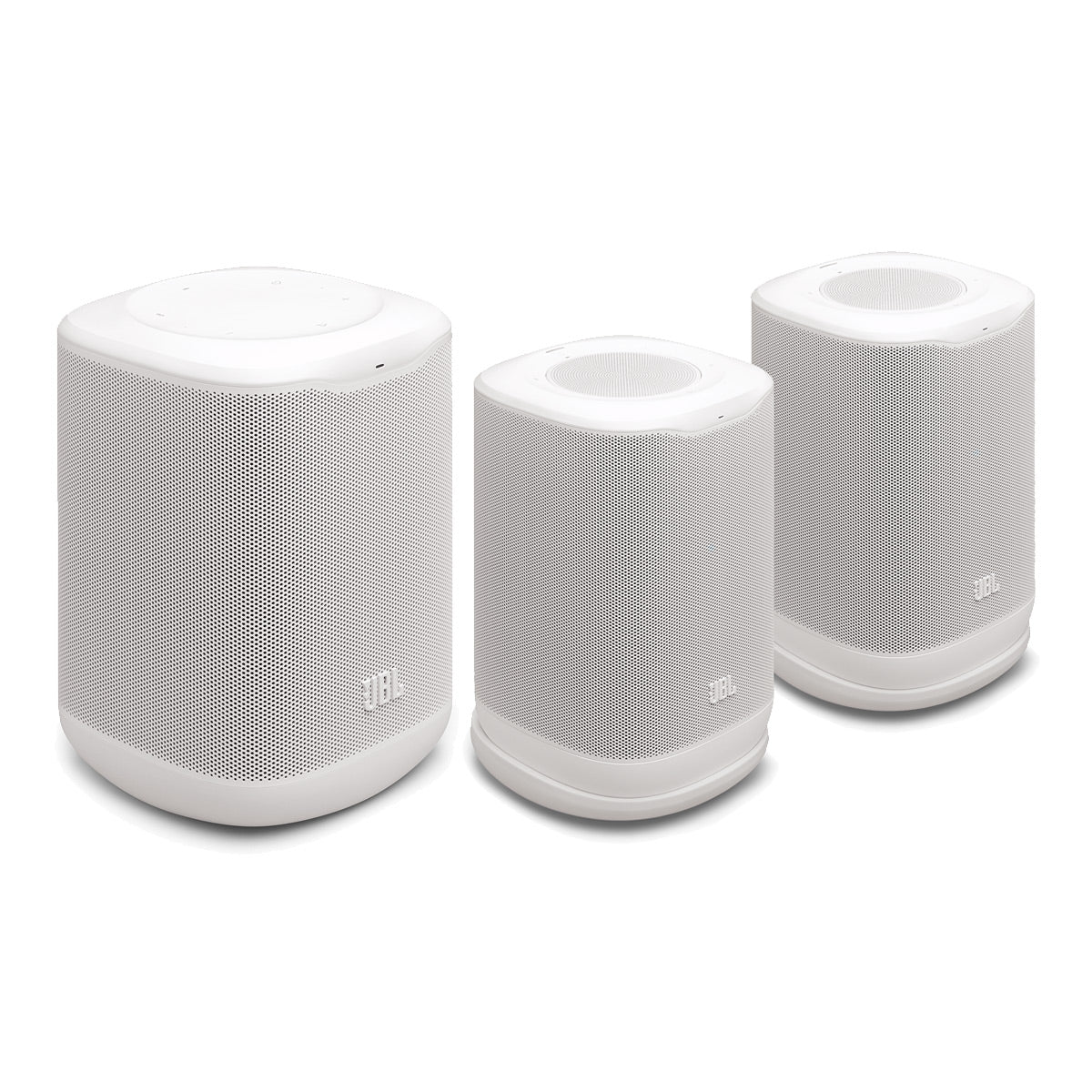 JBL Cove Speaker Bundle with P1 and (2) M1 Home Wi-Fi Speakers (White)