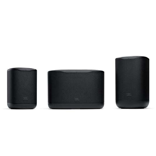JBL Cove Speaker Bundle with P1, M1, and X1 Home Wi-Fi Speakers (Black)