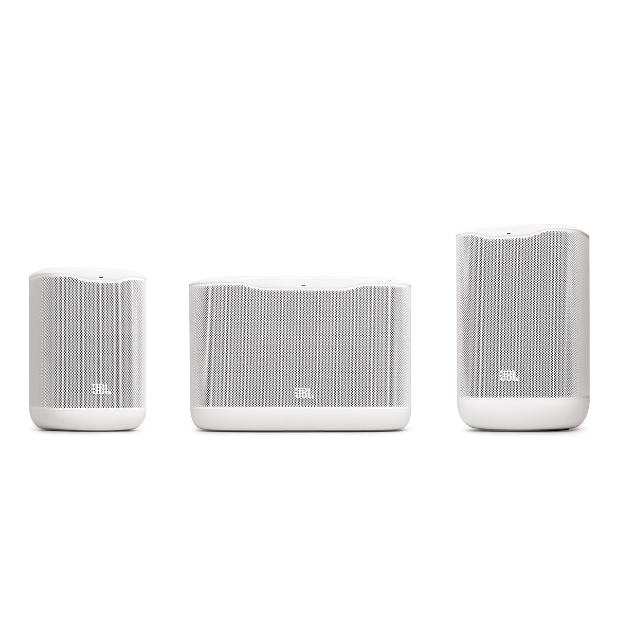 JBL Cove Speaker Bundle with P1, M1, and X1 Home Wi-Fi Speakers (White)