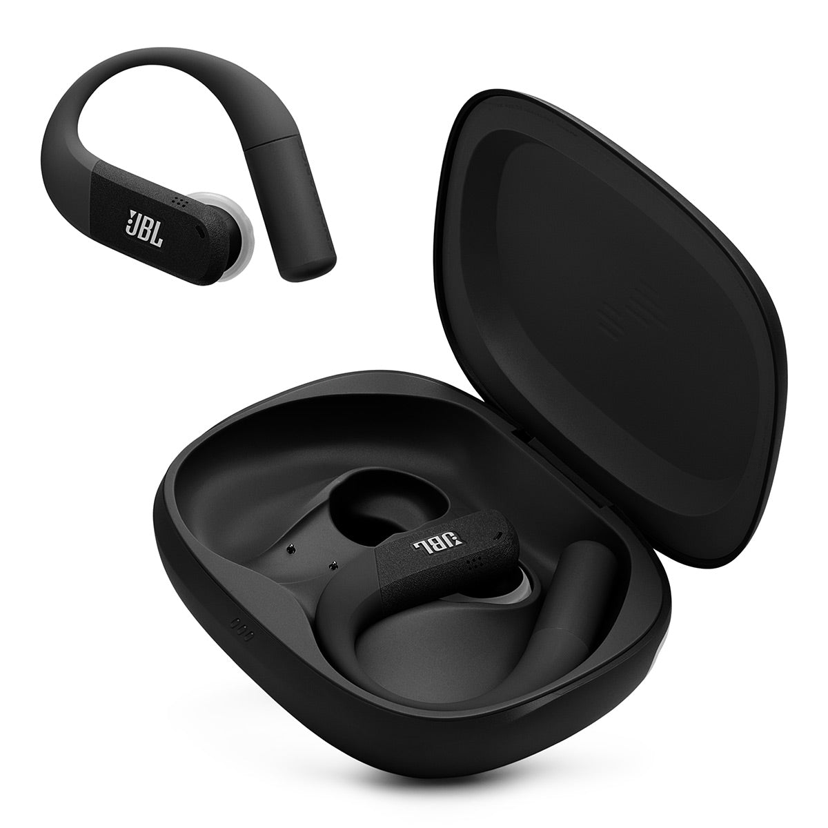 JBL Endurance Peak 4 True Wireless Noise Cancelling Sport Earbuds Bundle with gSport Case (Black)