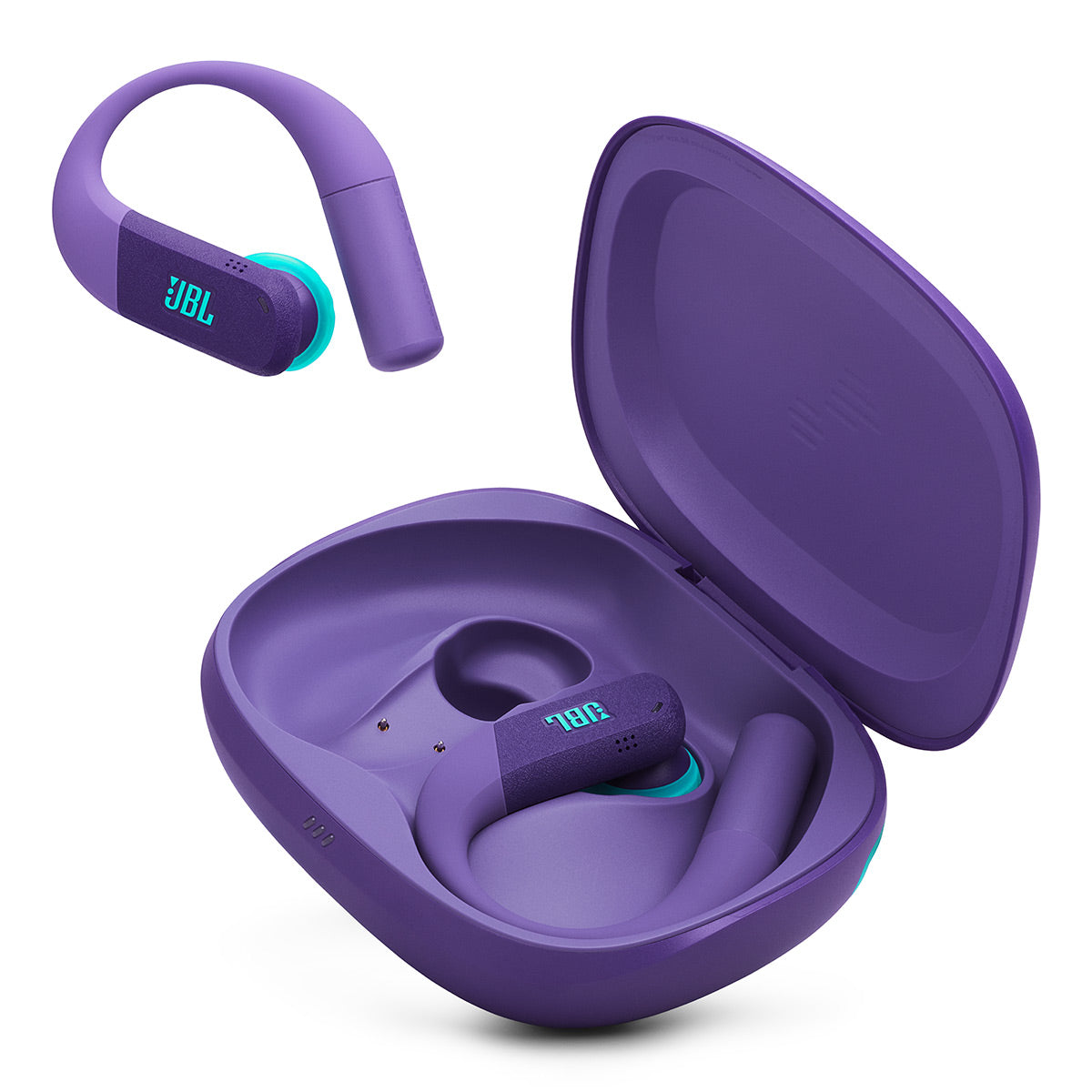 JBL Endurance Peak 4 True Wireless Sports Earbuds with Noise Cancellation (Purple)