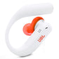JBL Endurance Peak 4 True Wireless Noise Cancelling Sport Earbuds Bundle with gSport Case (White)