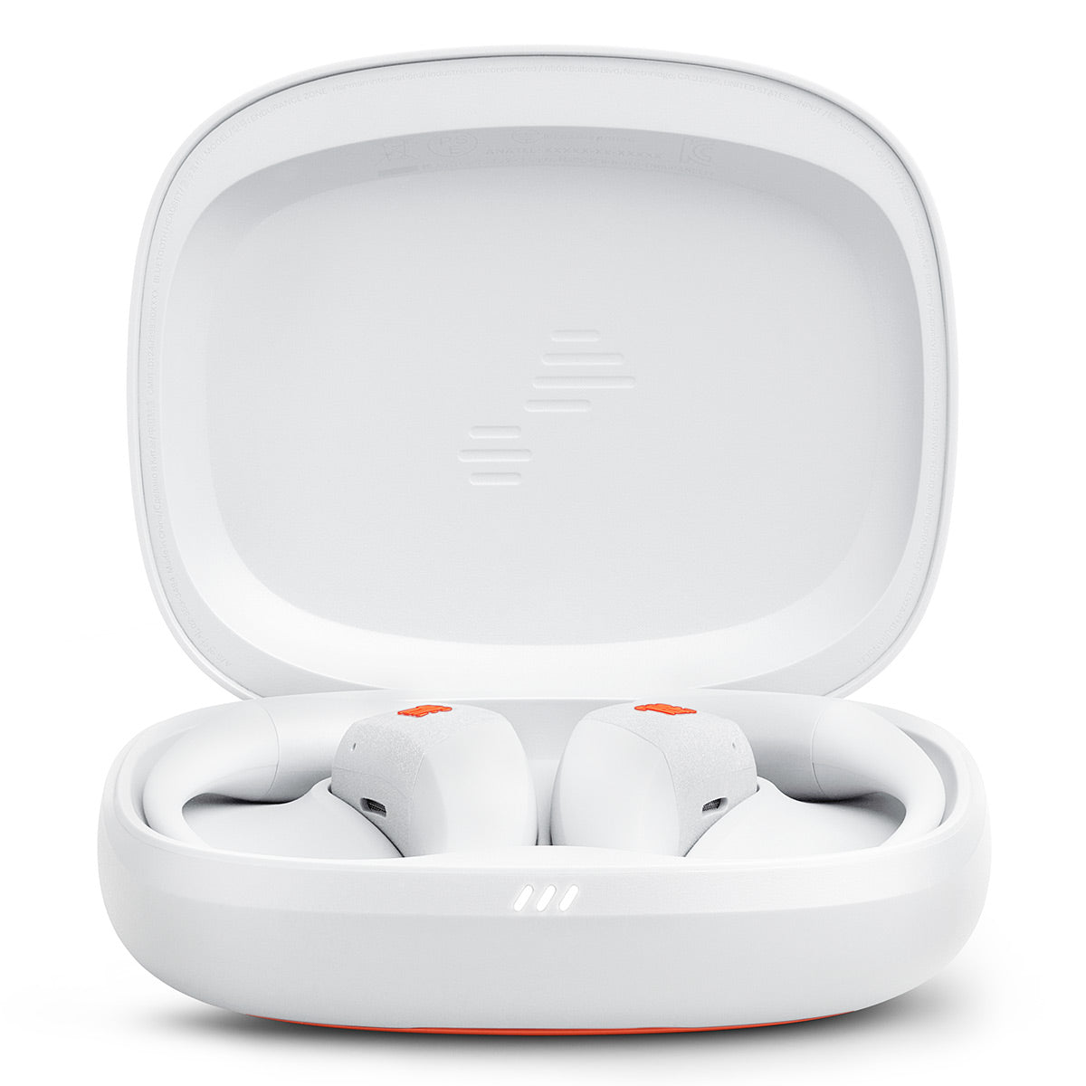 JBL Endurance Zone True Wireless Open Ear Sport Headphones Bundle with gSport Case (White)