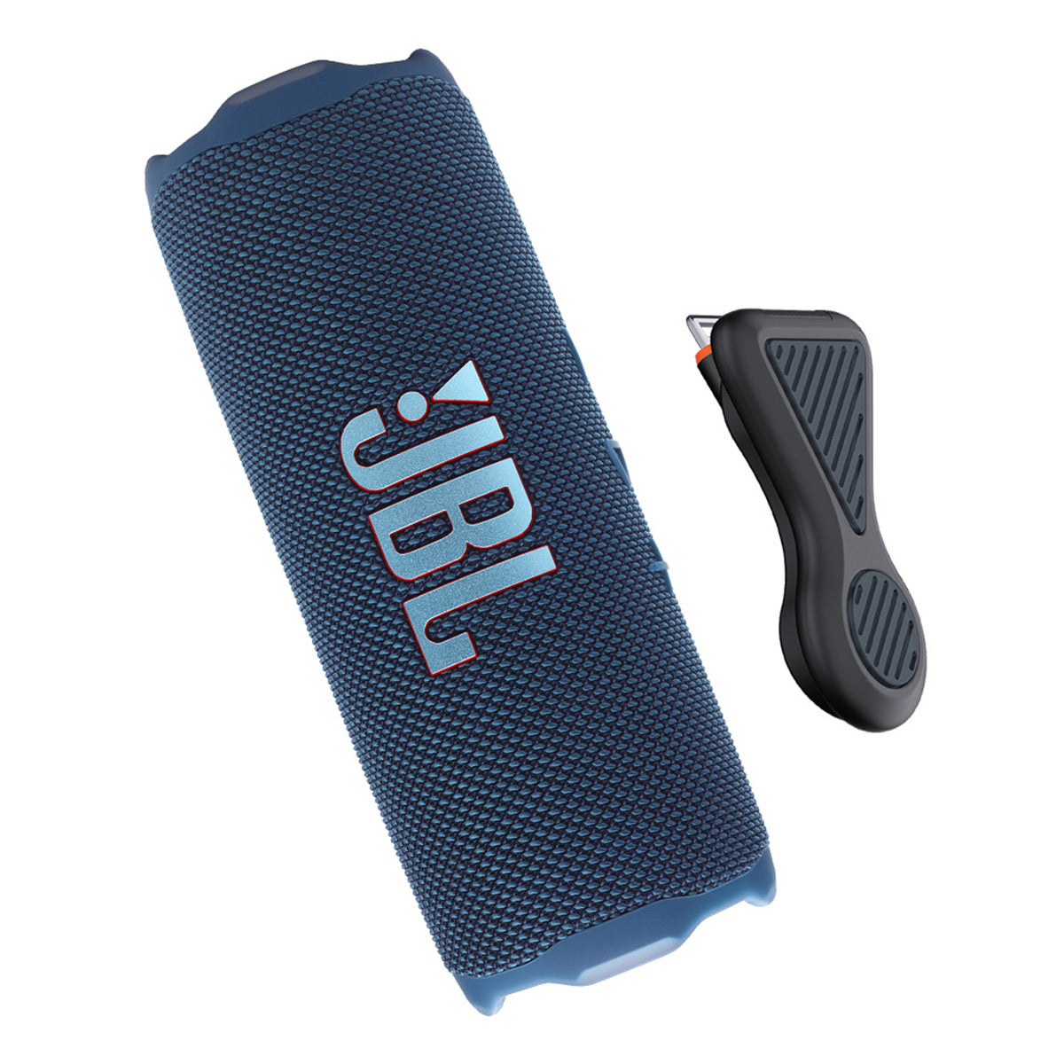 JBL Flip 7 Portable Bluetooth Speaker Bundle with Magnetic Mount (Blue)