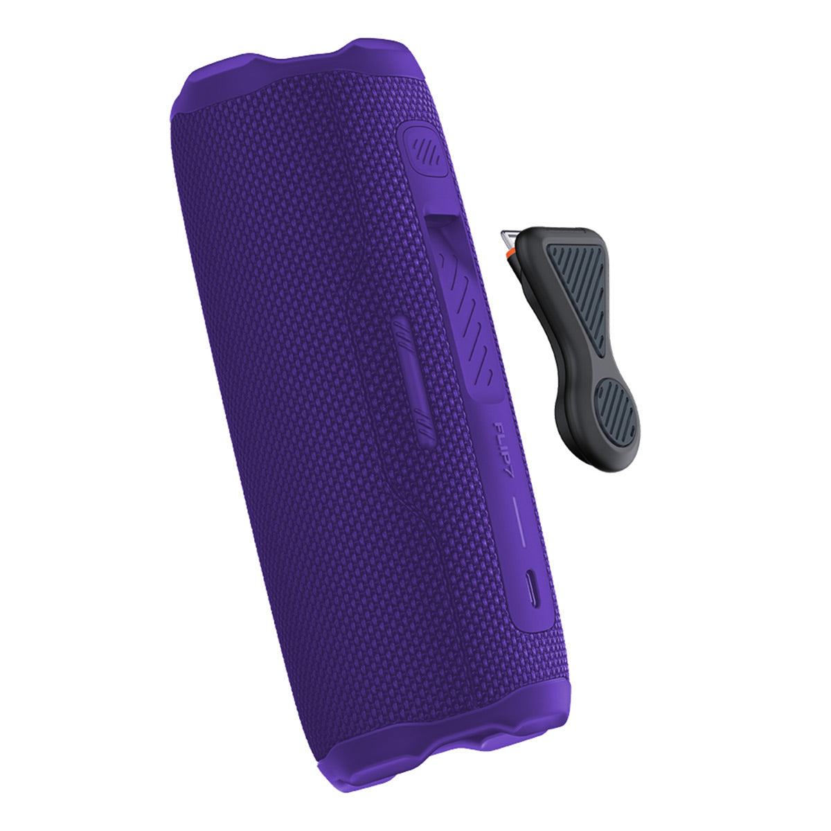 JBL Flip 7 Portable Bluetooth Speaker Bundle with Magnetic Mount (Purple)