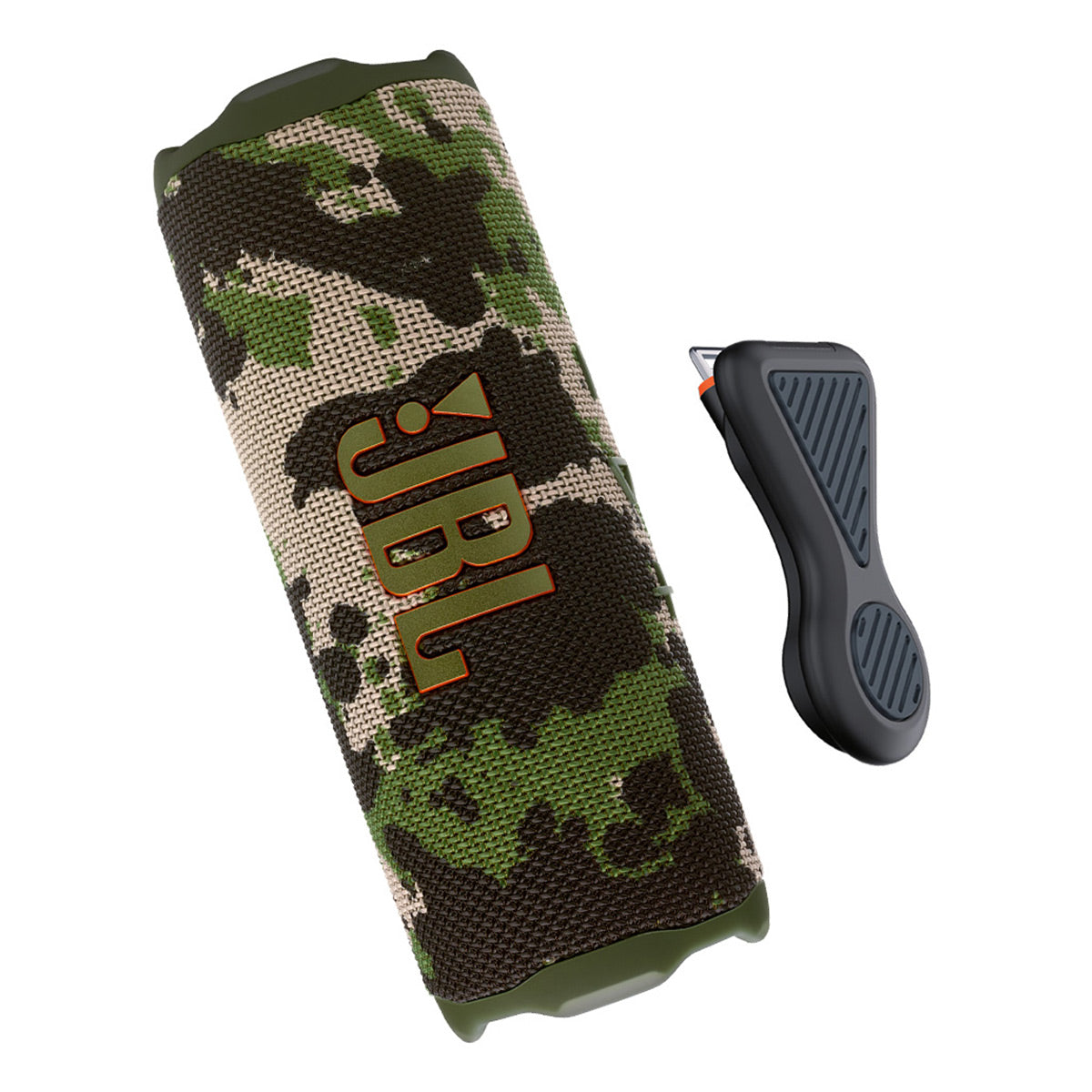 JBL Flip 7 Portable Bluetooth Speaker Bundle with Magnetic Mount (Squad)