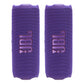 JBL Flip 7 Waterproof Portable Speaker Bundle - Pair (Purple)