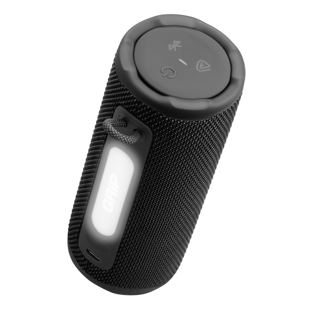 JBL Grip Compact Portable Speaker Bundle with EasySing Mic Mini (Black)
