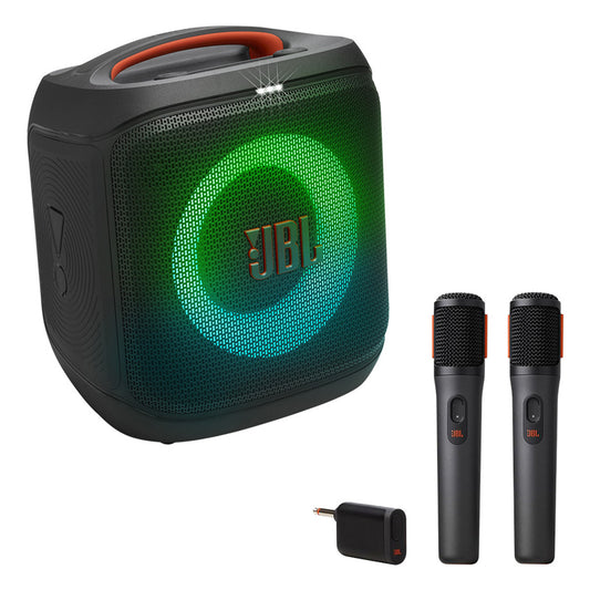 JBL JBL Encore Essential 2 Portable Party Speaker Bundle with Wireless Microphone System (Black)