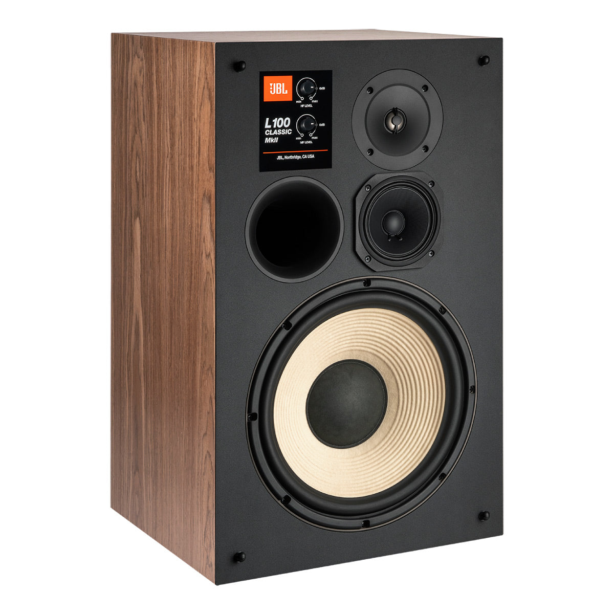 JBL L100 Classic MKII 3 Way Bookshelf Loudspeaker - Each (Orange)