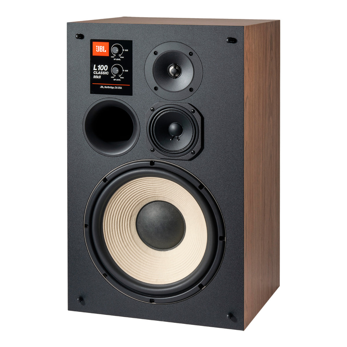JBL L100 Classic MKII 3 Way Bookshelf Loudspeaker - Each (Orange)