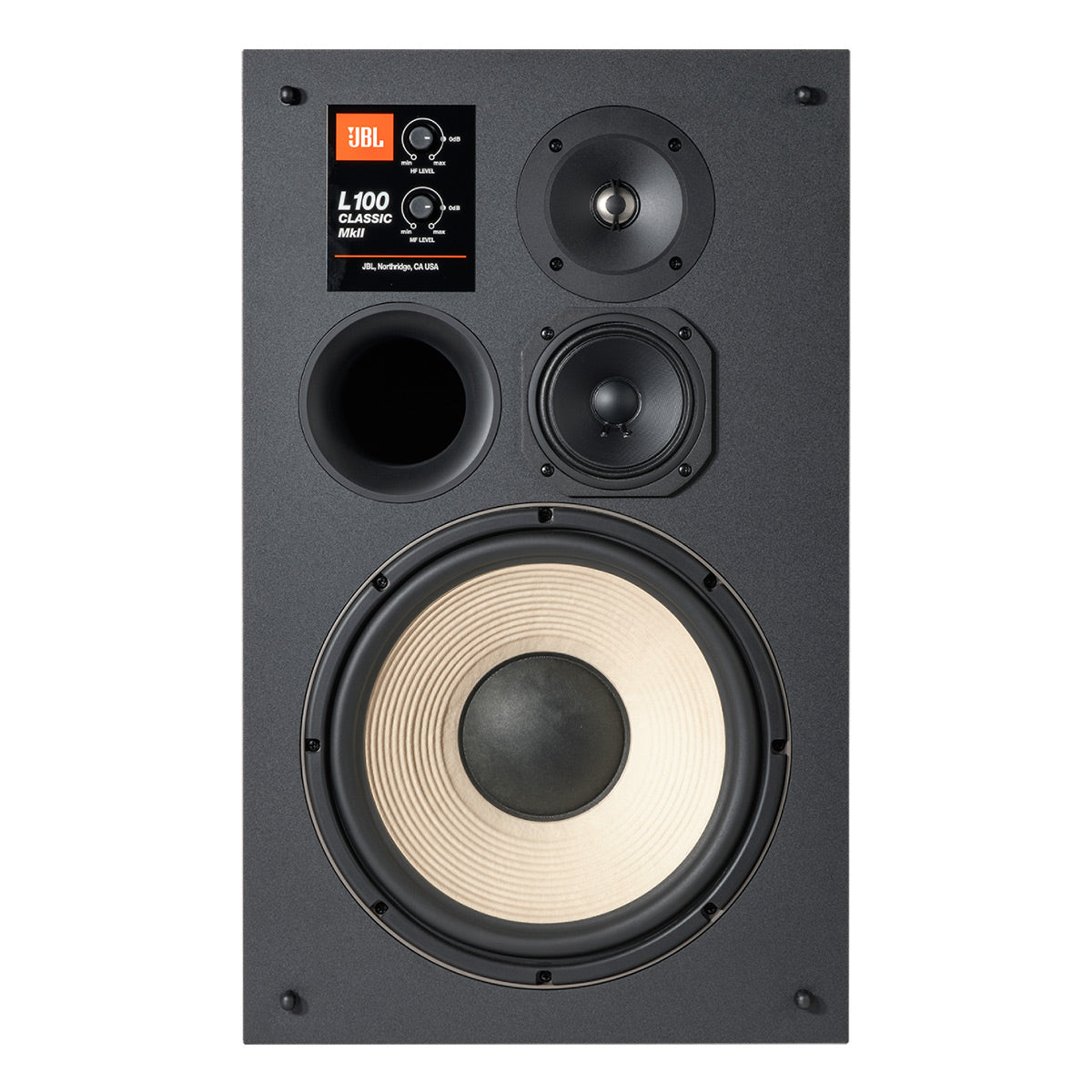 JBL L100 Classic MKII 3 Way Bookshelf Loudspeaker - Each (Orange)