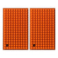 JBL L100 Classic MK2 Bookshelf Loudspeaker Grilles - Pair (Organge)