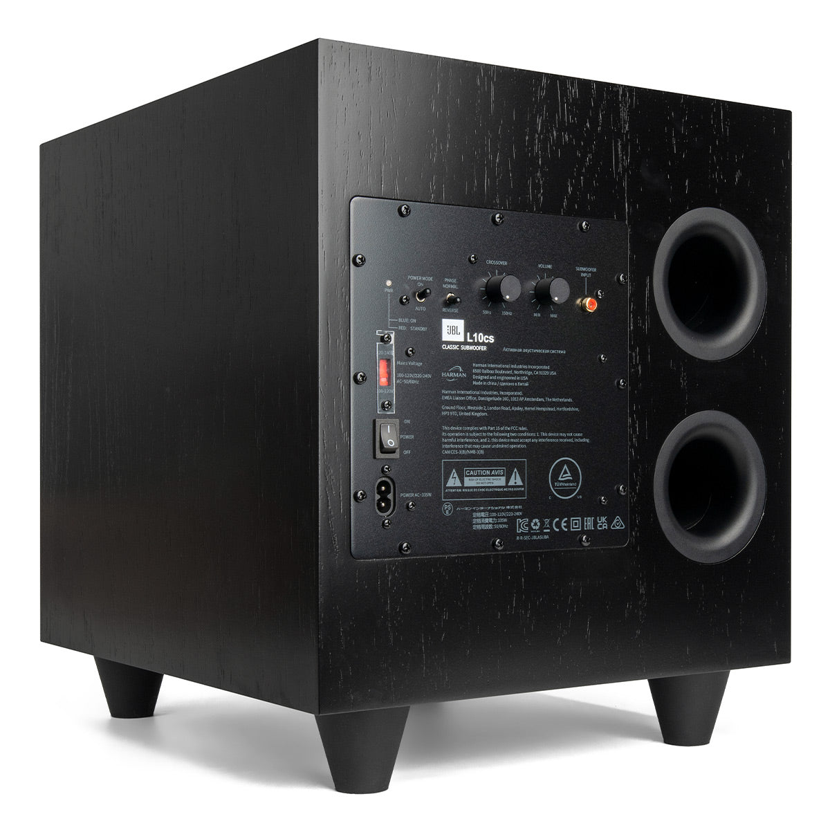 JBL L10cs 10 Inch Down Firing Subwoofer (Black)