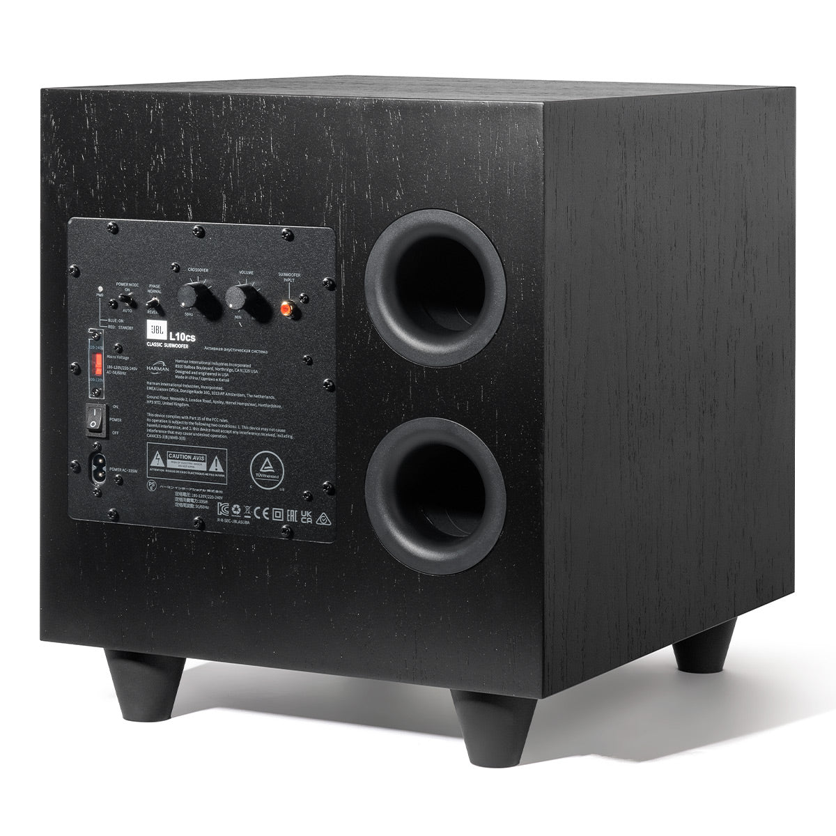 JBL L10cs 10 Inch Down Firing Subwoofer (Black)