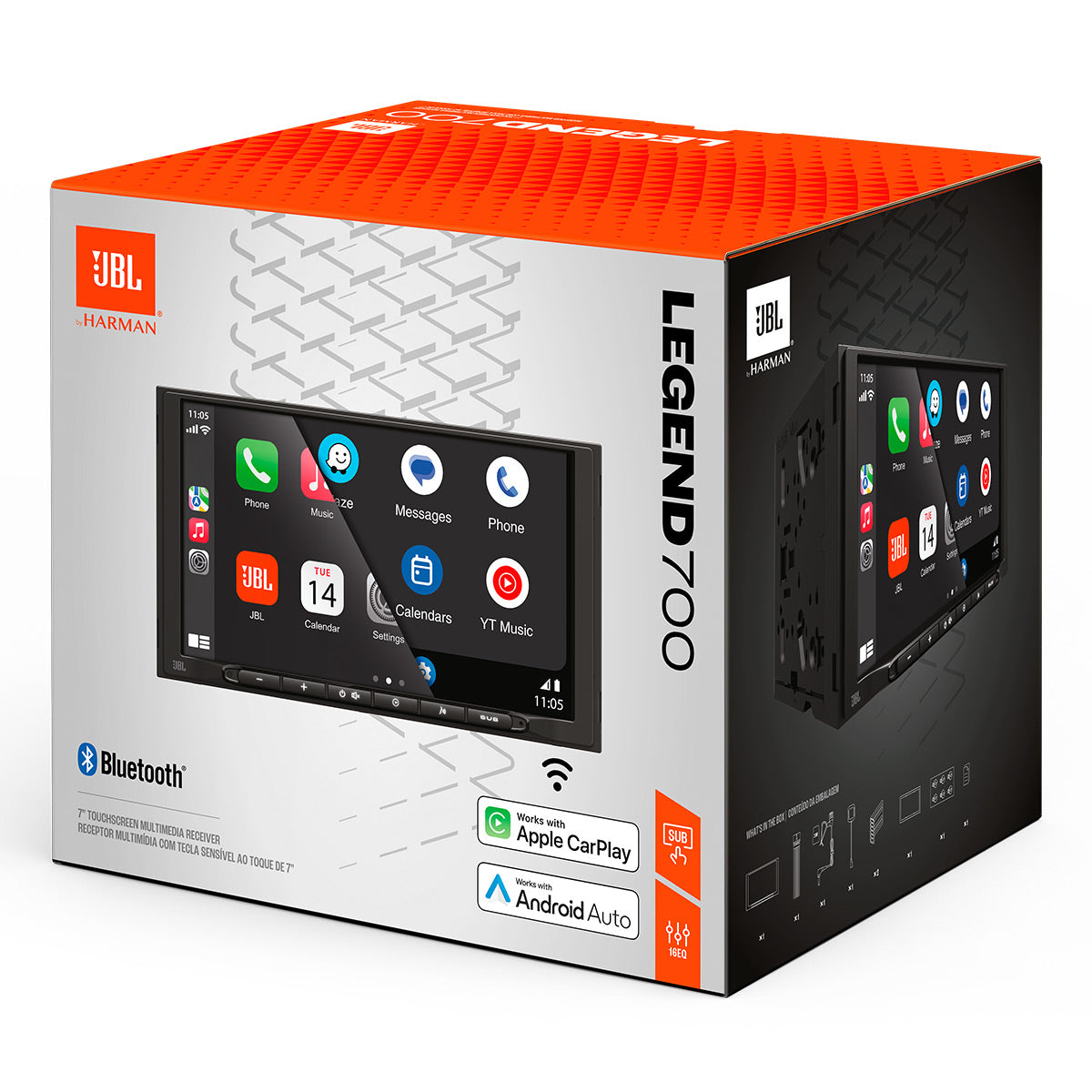 JBL Legend 700 7 In Touchscreen Multimedia Receiver