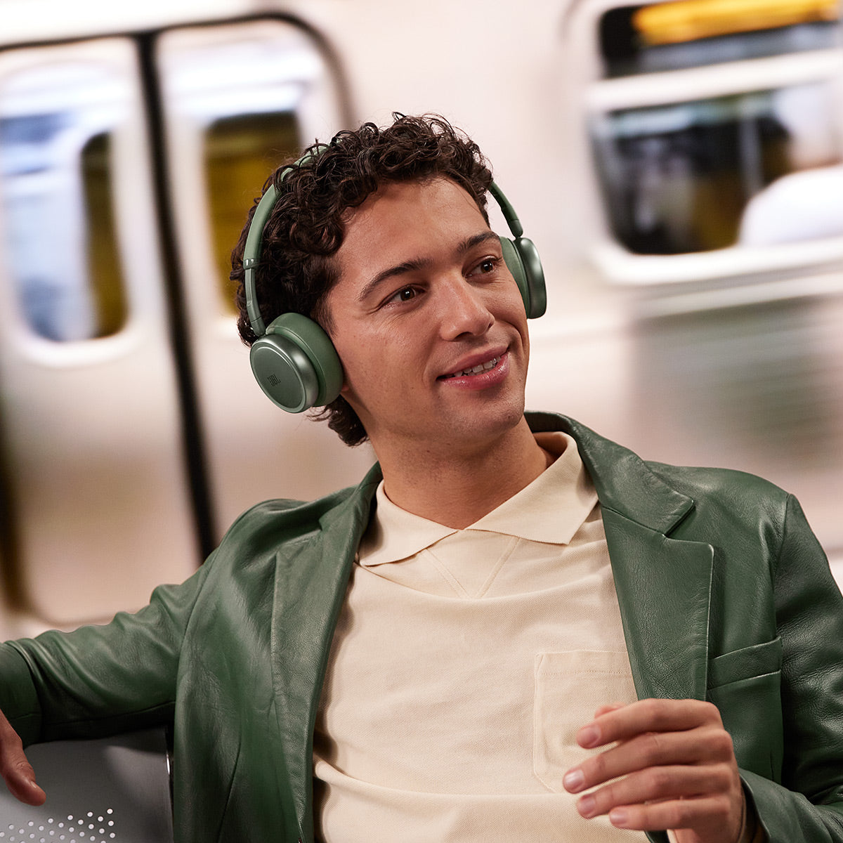 JBL Live 680NC On Ear Noise Cancelling Wireless Headphones (Green)