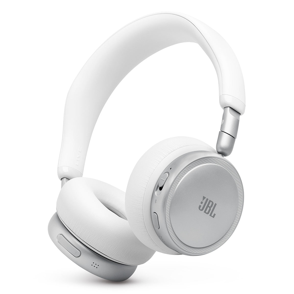 JBL Live 680NC Wireless Over-Ear Noise Cancelling Headphone Bundle with gSport Case (White)