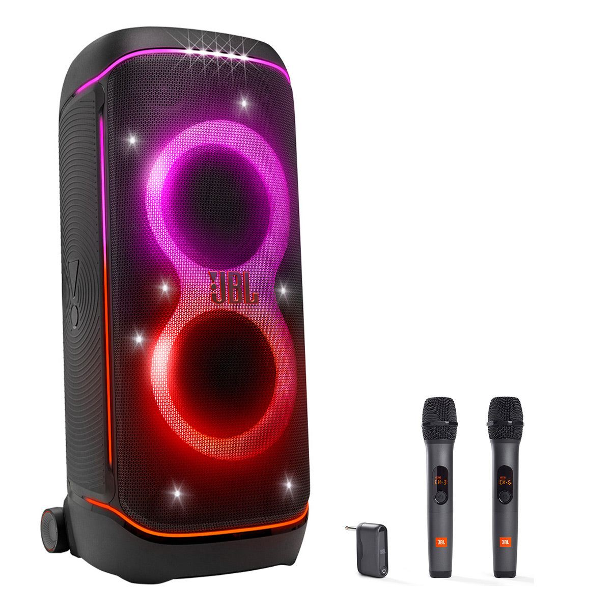 JBL PARTYBOX 720 Portable Speaker Karaoke Bundle with Two Wireless Microphones
