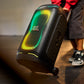 JBL PartyBox 330 Portable Party Speaker Bundle with Wireless Microphone System (Black)