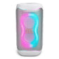 JBL PartyBox 130 Portable Party Speaker Bundle with EasySing Wireless Microphones (White)
