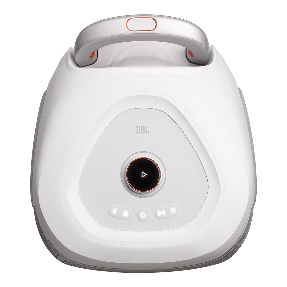 JBL PartyBox 330 Portable Party Speaker Bundle with Wireless Microphone System (White)