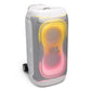 JBL PartyBox 330 Portable Party Speaker Bundle with EasySing Wireless Microphones (White)