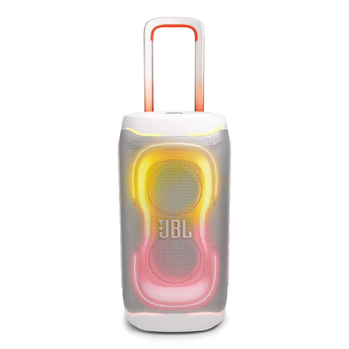 JBL PartyBox 330 Portable Party Speaker Bundle with Wireless Microphone System (White)