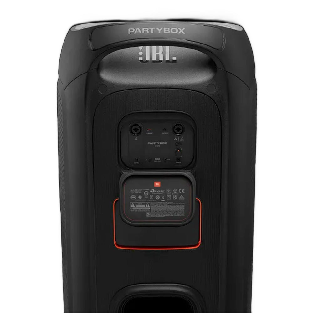 JBL PartyBox 720 Portable Party Speaker with gSport Cargo Sleeve (Black)