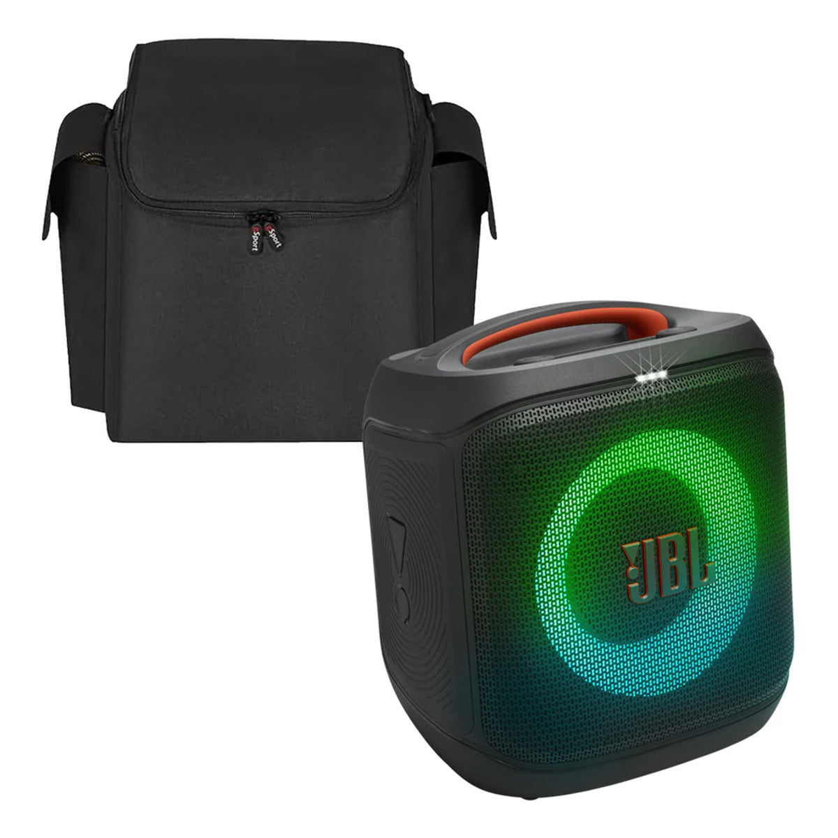 JBL PartyBox Encore Essential 2 Portable Party Speaker Bundle with gSport Case (Black)