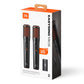 JBL PartyBox 130 Portable Party Speaker Bundle with EasySing Wireless Microphones (White)