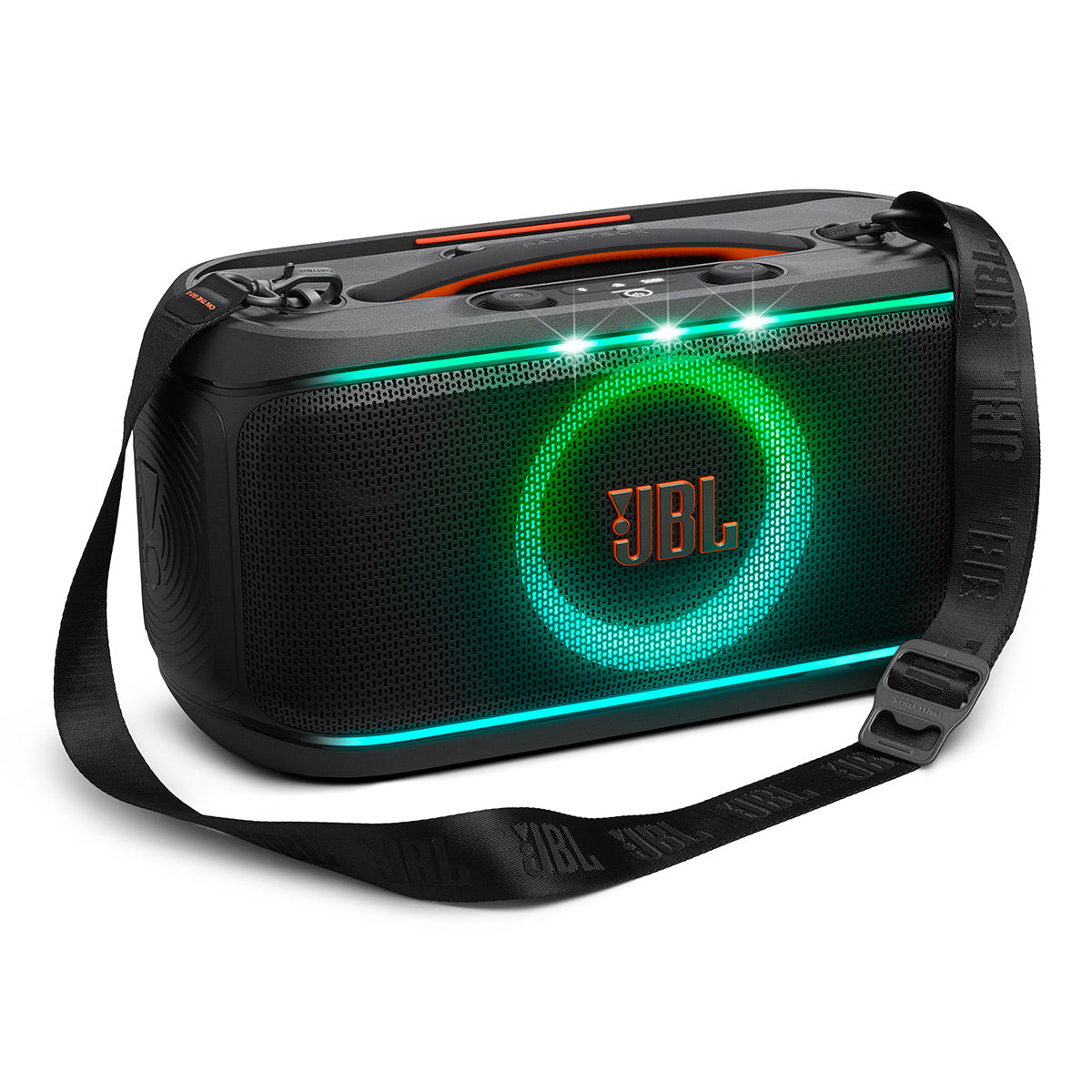 JBL PartyBox On-The-Go 2 Plus Portable Party Speaker with Digital Microphone (Black)