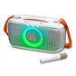 JBL PartyBox On-The-Go 2 Portable Party Speaker with gSport Carrying Bag (White)