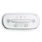 JBL PartyBox On-The-Go 2 Plus Portable Party Speaker with Digital Microphone (White)