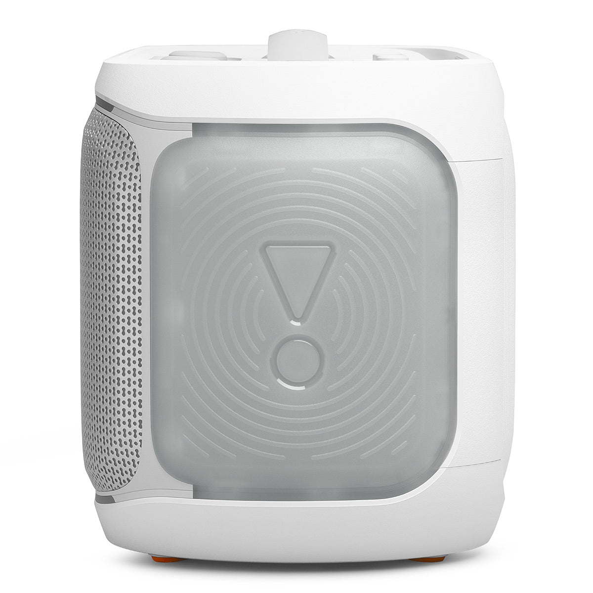 JBL PartyBox On-The-Go 2 Plus Portable Party Speaker with Digital Microphone (White)