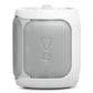 JBL PartyBox On-The-Go 2 Plus Portable Party Speaker with Digital Microphone (White)